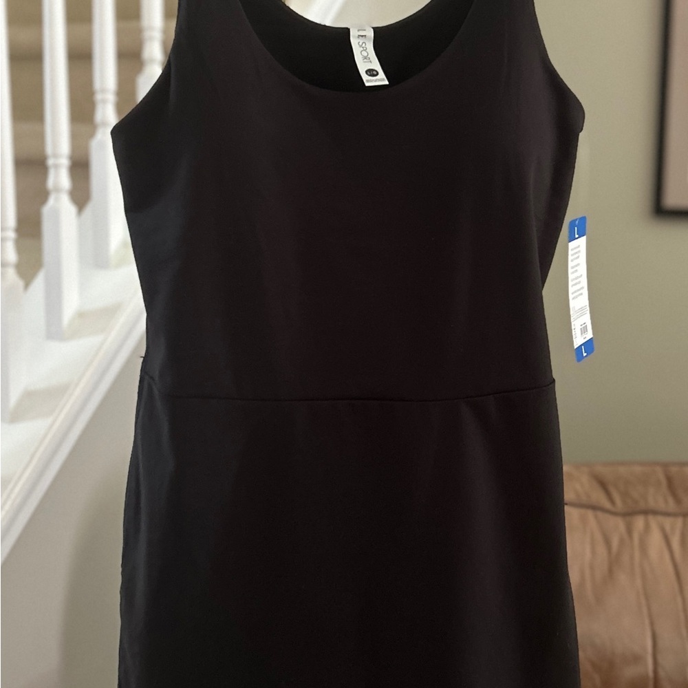 ELLE SPORT Women's Elegant Black Mini Dress - Picture 8 of 8